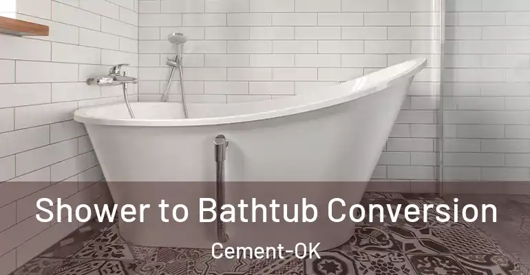 inner Bathroom imggen Shower to Bathtub Conversion Cement-OK